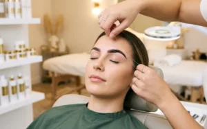 Woman_getting_eyebrow_threading