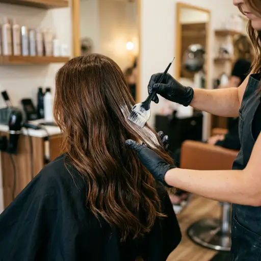 beauty treatment eyebrow tinting at Liverpool hair and beauty salon